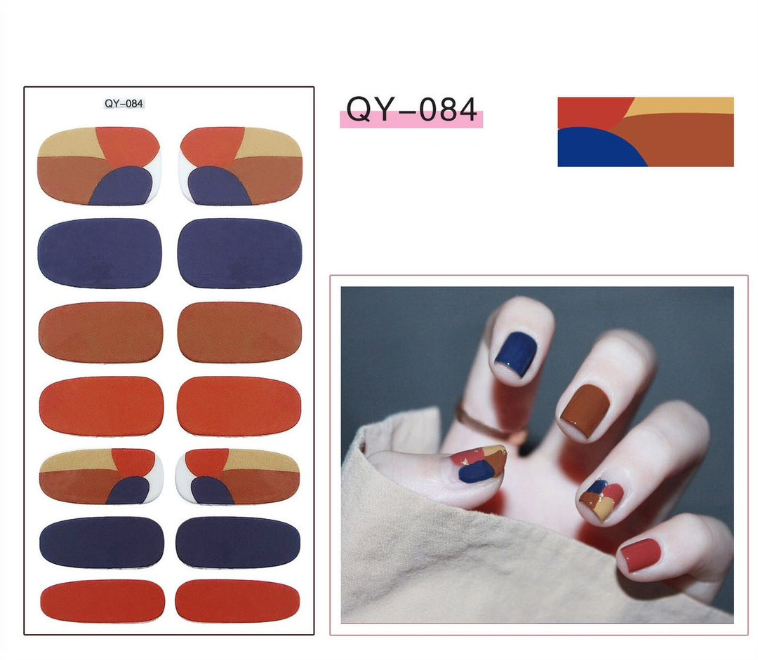 Full Nail Gel Sticker - QY 084