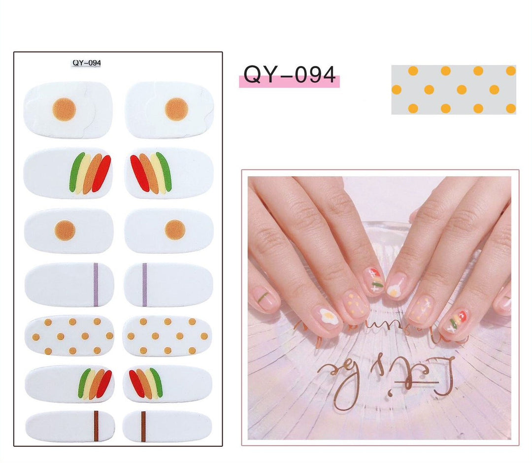 Full Nail Gel Sticker - QY 094