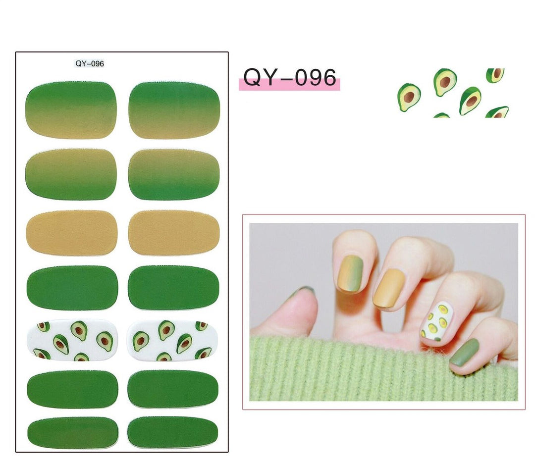 096 Full Classification Sticker Full Nail Gel Sticker - QY 096 – M1 Nail & Beauty Supply