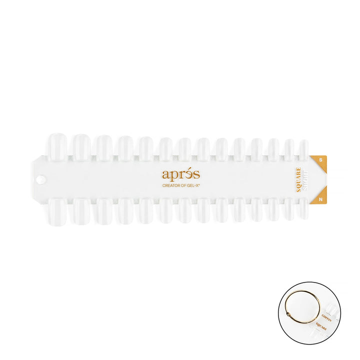 Gel-X Tip Swatch - Natural/Sculpted Square Short
