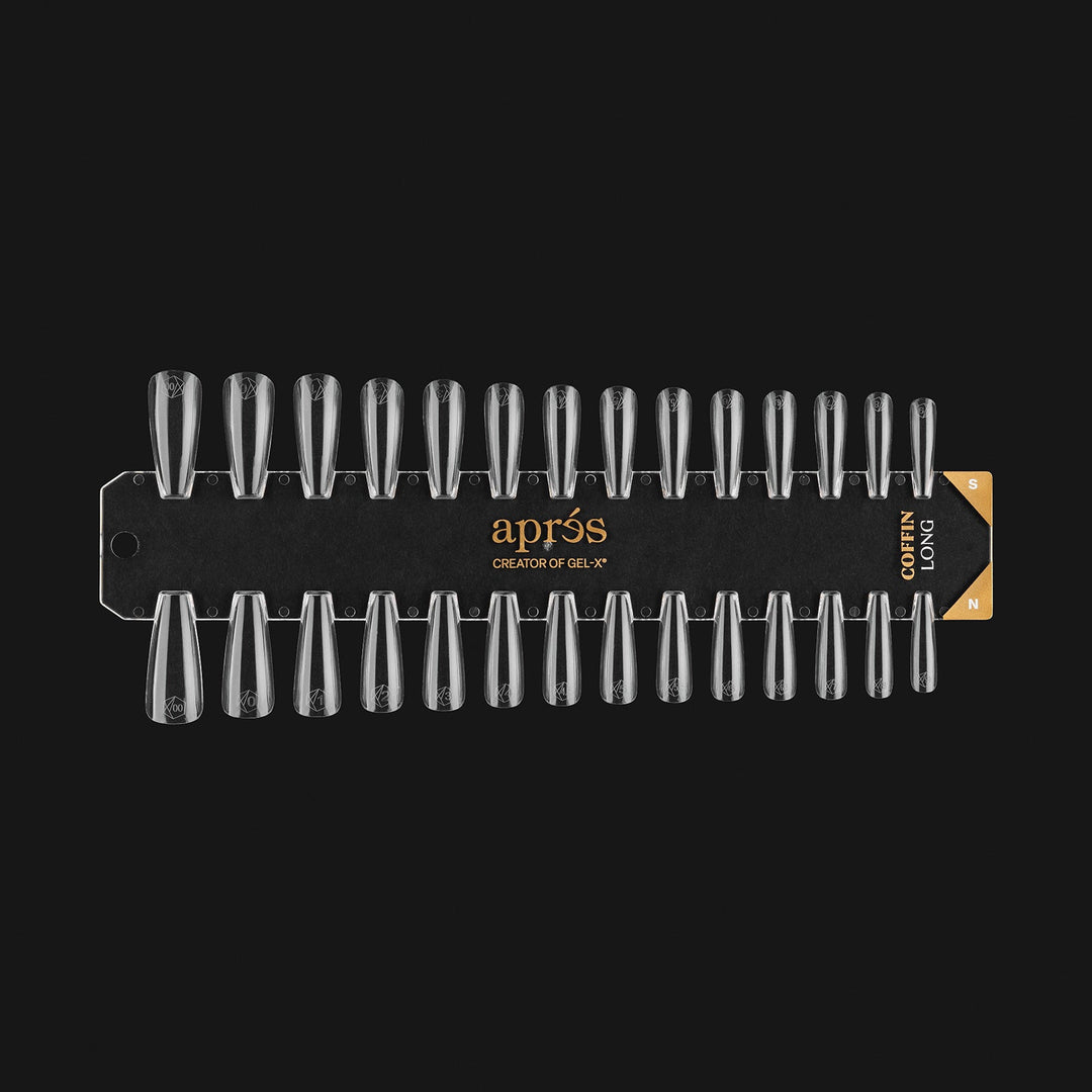 Gel-X Tip Swatch - Natural/Sculpted Coffin Long