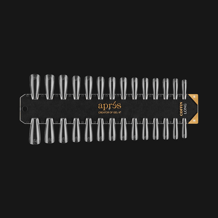 Gel-X Tip Swatch - Natural/Sculpted Coffin Long