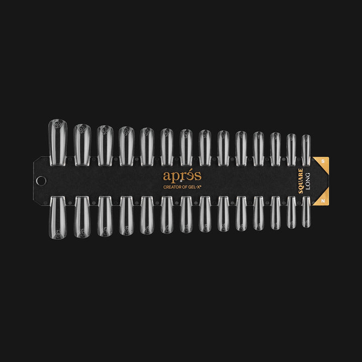 Gel-X Tip Swatch - Natural/Sculpted Square Long