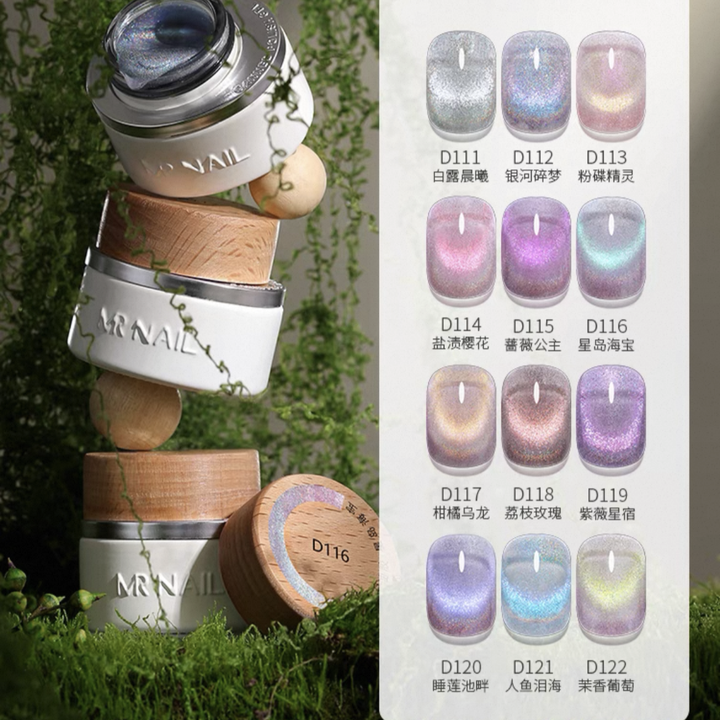 Mr Nail Rainbow Cat Eye Series 5g 吃定彩虹 - Cat Eye Gel Polish