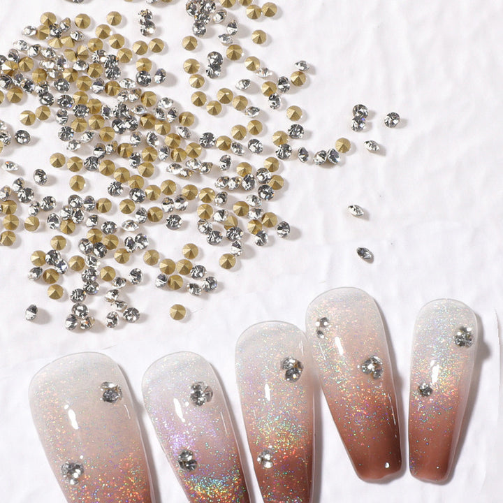 Round Pointed Base Mini Rhinestone 1440pcs/Bag - SS20