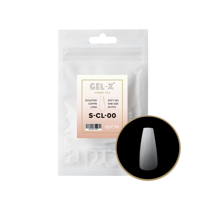 GEL-X® Sculpted Coffin Long Refill Bag (50pcs)