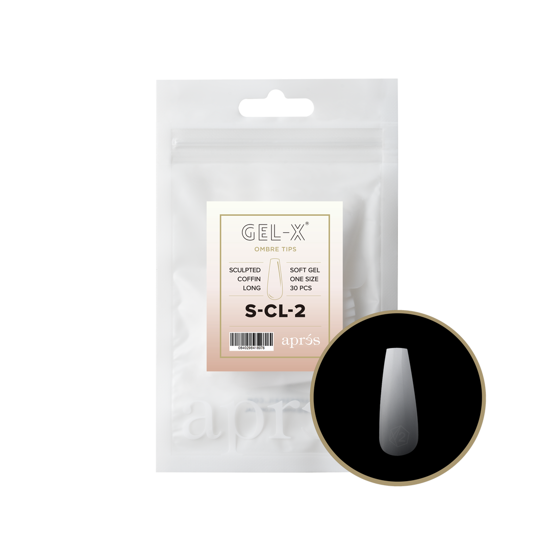 GEL-X® Sculpted Coffin Long Refill Bag (50pcs)