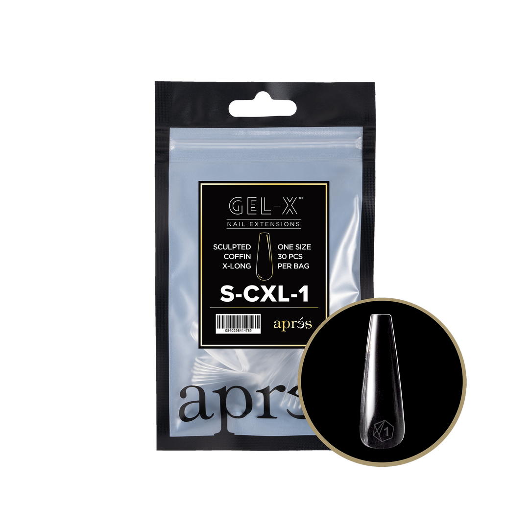 GEL-X® Sculpted Coffin Extra Long Refill Bag (30pcs)