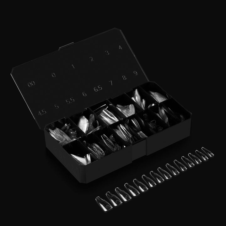GEL-X® Sculpted Coffin Long Box of Tips - Pro (600pcs)