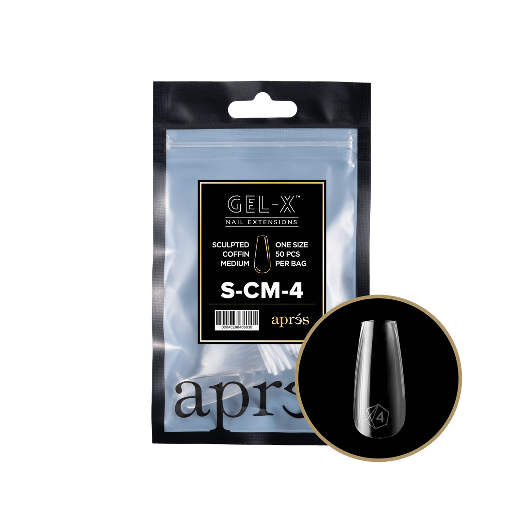 GEL-X® Sculpted Coffin Medium Refill Bag (50pcs)