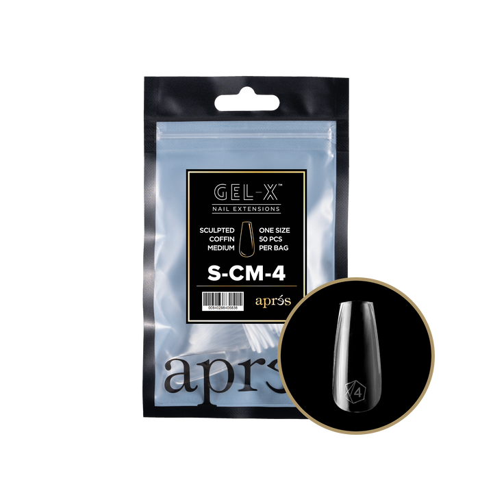 GEL-X® Sculpted Coffin Medium Refill Bag (50pcs)