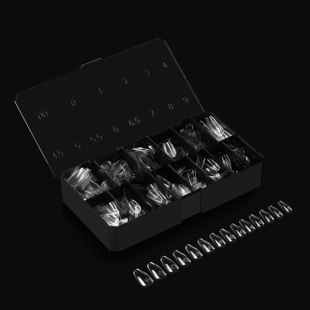 GEL-X® Sculpted Coffin Medium Box of Tips - Pro (600pcs)