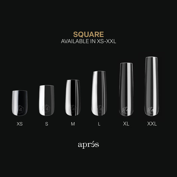 GEL-X® Sculpted Square Extra Extra Long Hộp Móng Giả - Chuyên Nghiệp (420 cái)