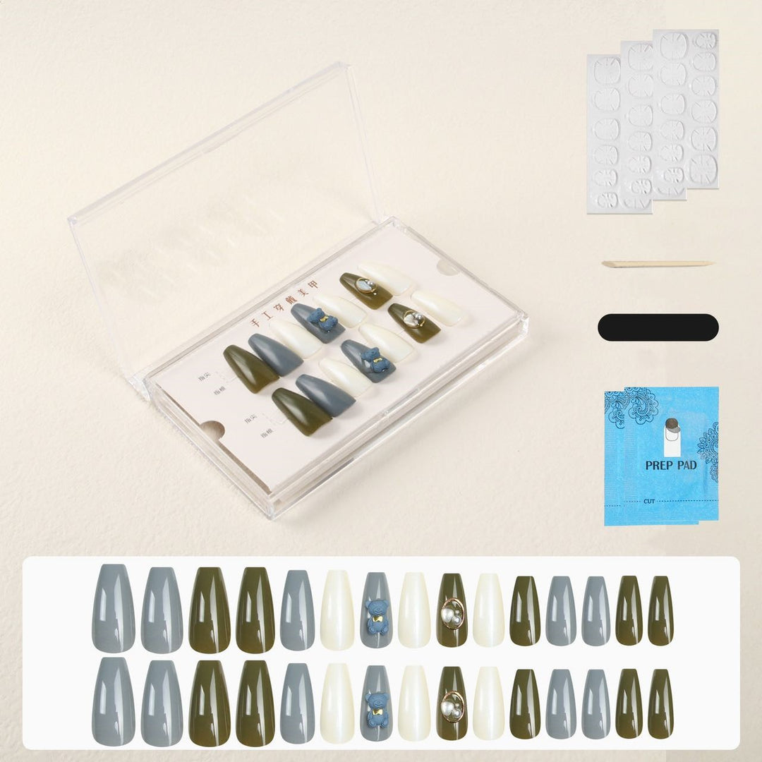 Handmade Press On Nail Tips - SG11-74