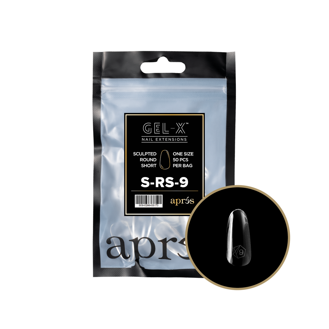 Apres GEL-X® Sculpted Round Short Refill Bag (50pcs) - Size 9