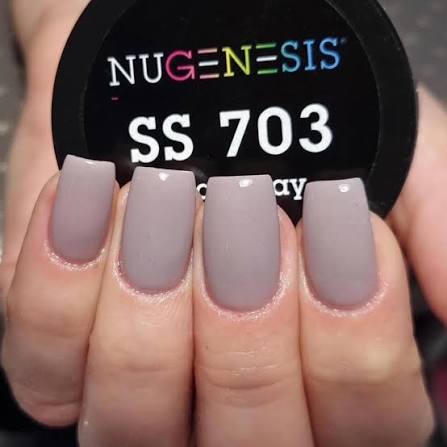 NuGenesis Dipping Powder 2oz - SS703 Lilac Gray (view 2)