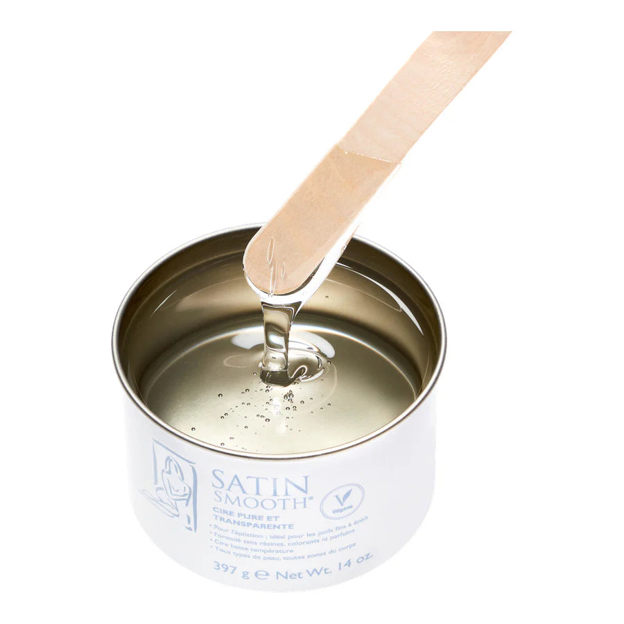 Satin Smooth Pure Clear Wax 14 oz
