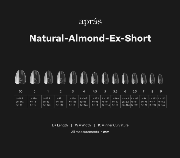 GEL-X® Natural Almond Extra Short Box of Tips - Pro (600pcs)