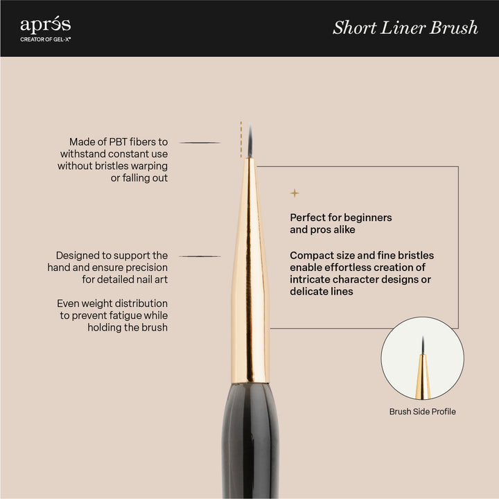 Aprés Short Liner Brush