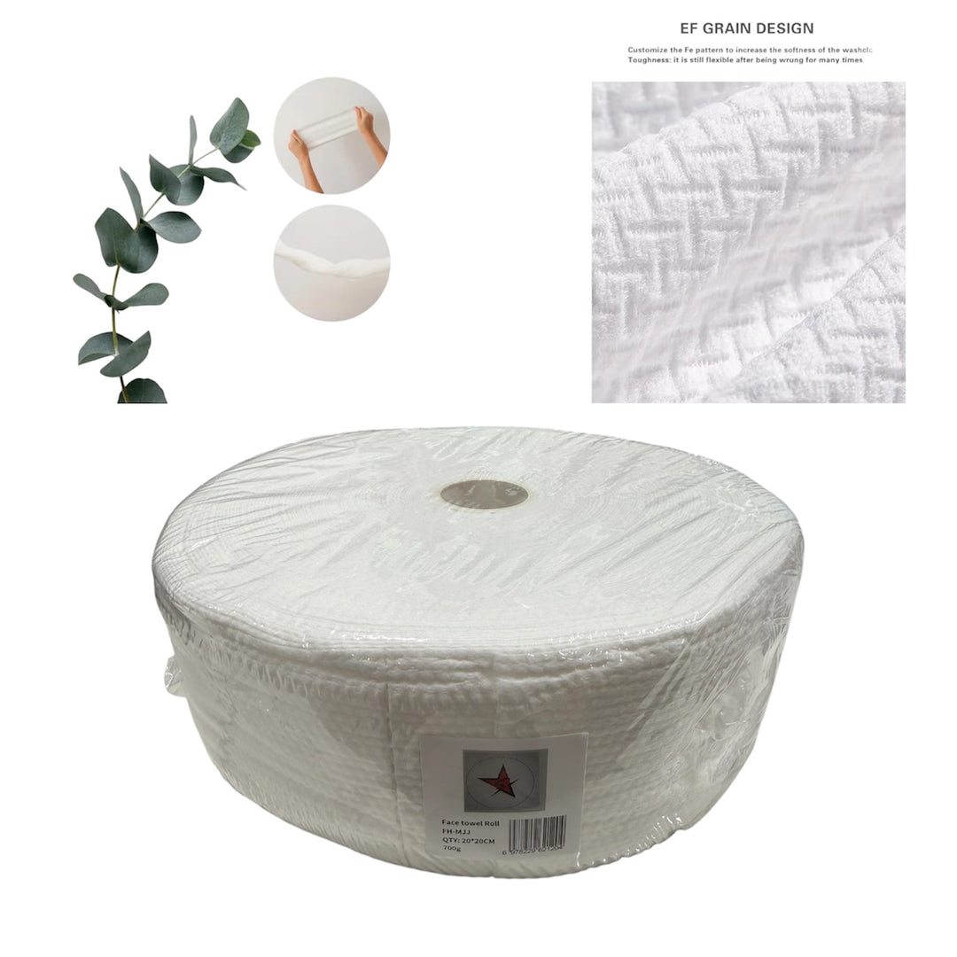 Cuộn khăn mặt dùng một lần Silver Star, cuộn và vân dập