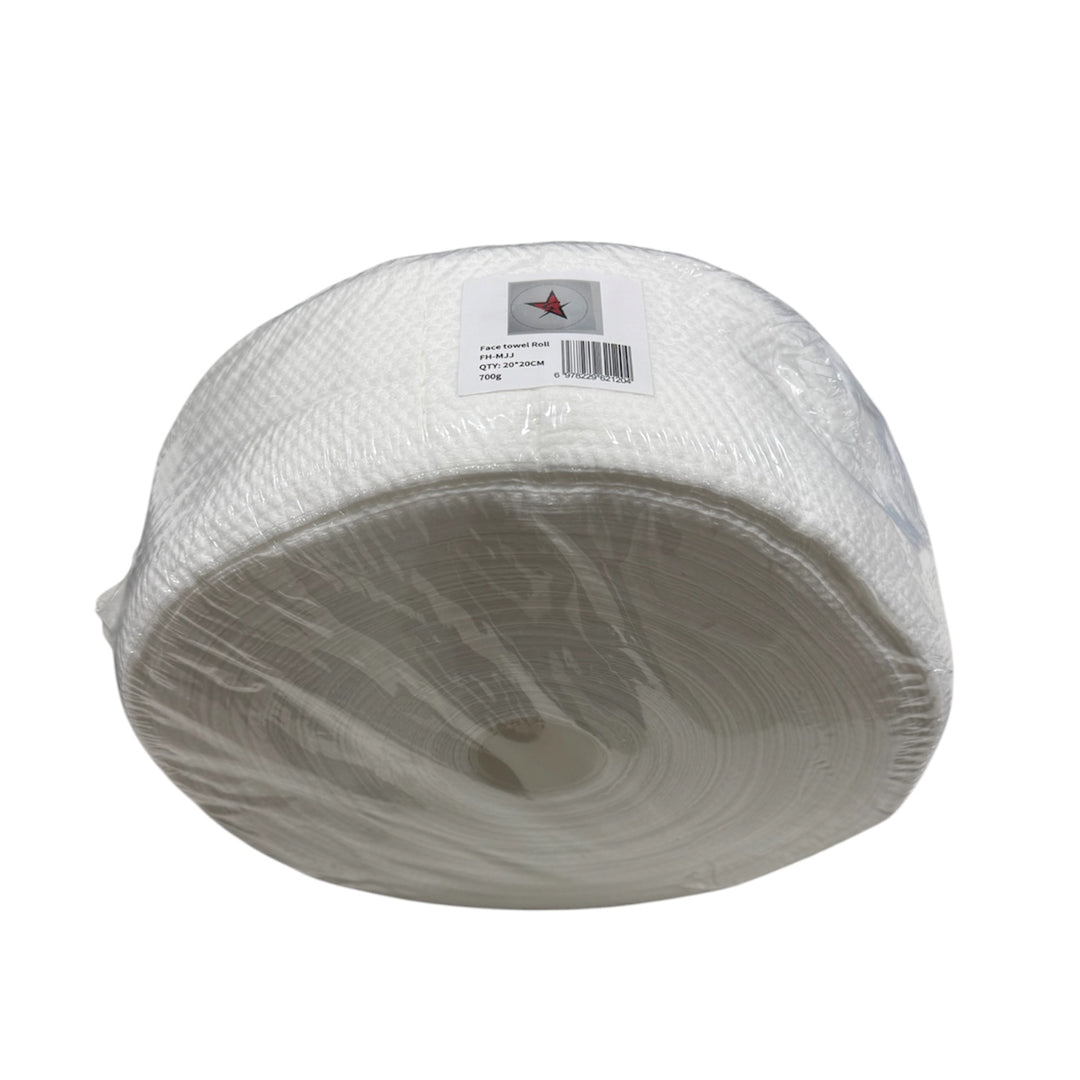 Silver Star disposable face towel roll, roll with FH-MJJ label, 20 x 20 cm, 700 g
