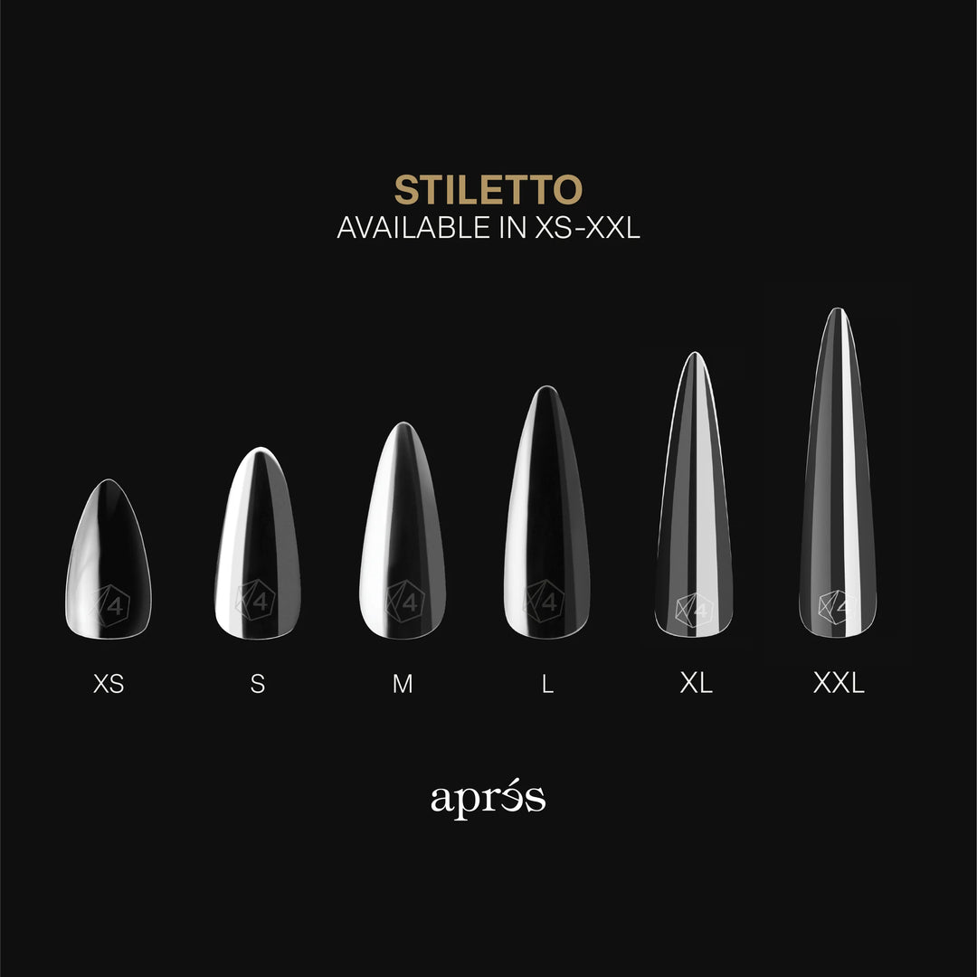 GEL-X® Natural Stiletto Long Box of Tips - Mini (280pcs)
