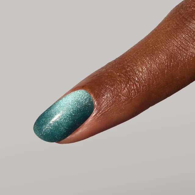 The GelBottle Room Service Magnetic on a nail
