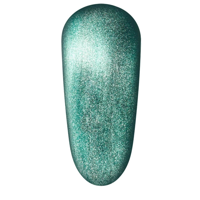 The GelBottle Room Service Magnetic colour swatch: vibrant teal