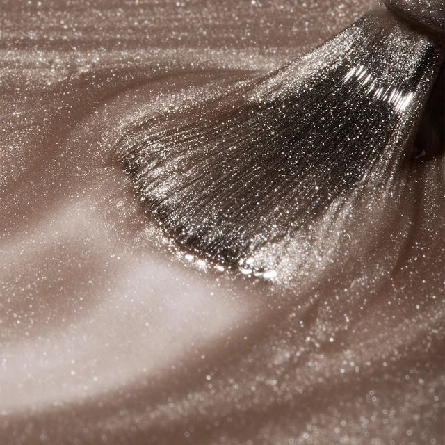 The GelBottle Silk Dress Magnetic texture close-up with brush