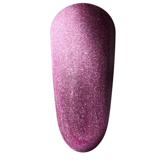 The GelBottle Valet Magnetic colour swatch: burgundy with rosy undertones
