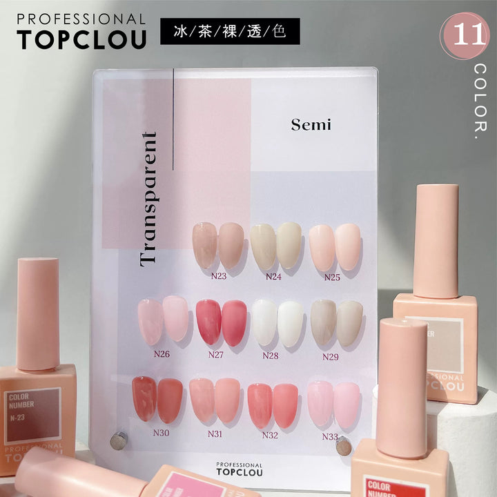 TOPCLOU 11 Semi Transparent Gel 12ml
