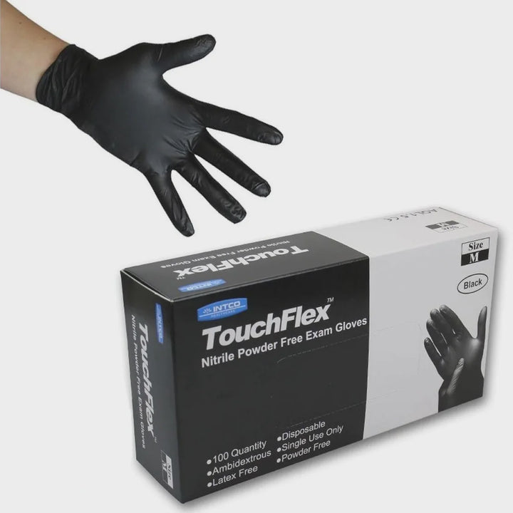 TouchFlex 黑色丁腈手套