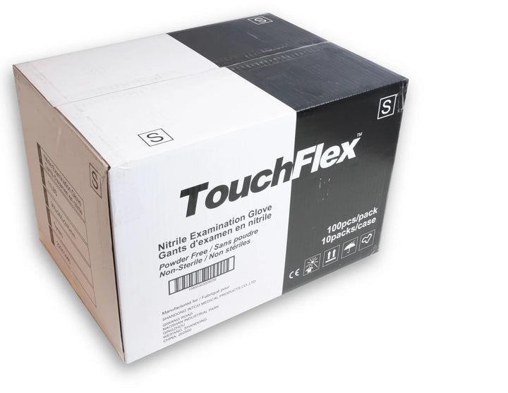 Găng tay Nitrile Touch Flex màu đen 10 hộp/thùng