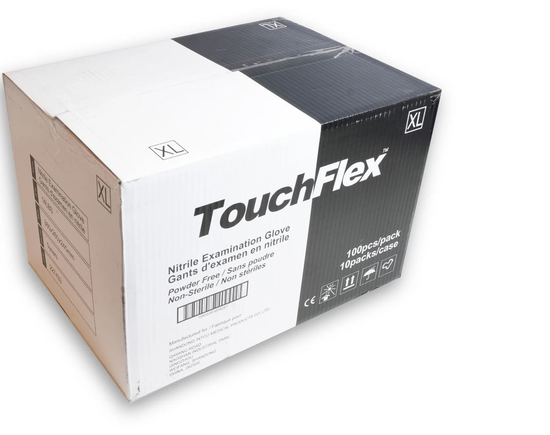 Găng tay Nitrile Touch Flex màu đen 10 hộp/thùng
