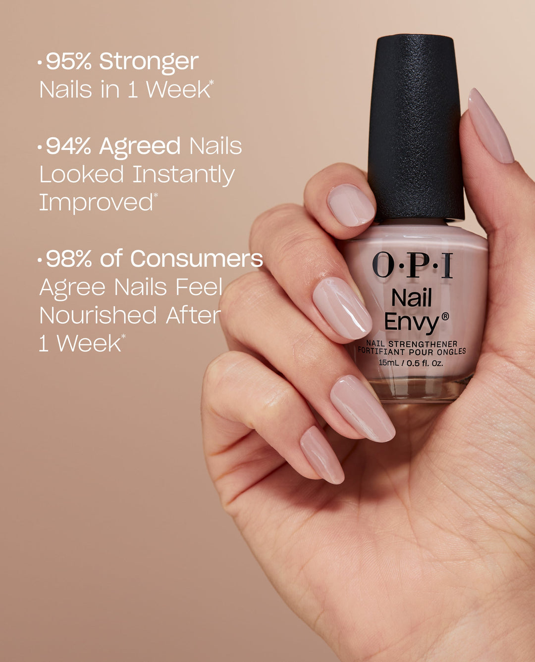 Nước Dưỡng OPI Nail Envy Double Nude-y Strengthener 15ml