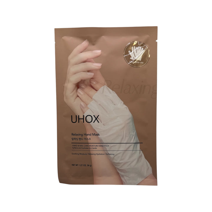 Uhox Relaxing Collagen Hand Mask 1pr
