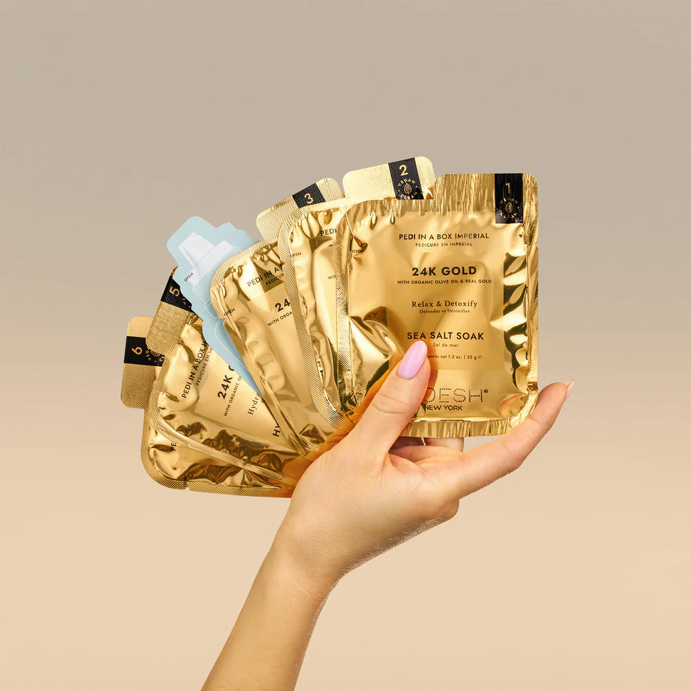 Voesh Pedi in a Box Imperial 6 Step 24K Gold