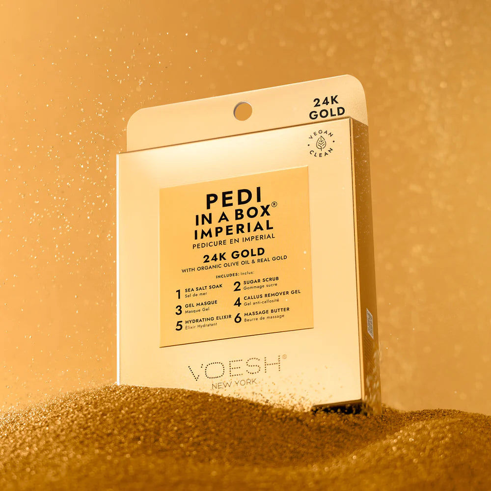 Voesh Pedi in a Box Imperial 6 Step 24K Gold
