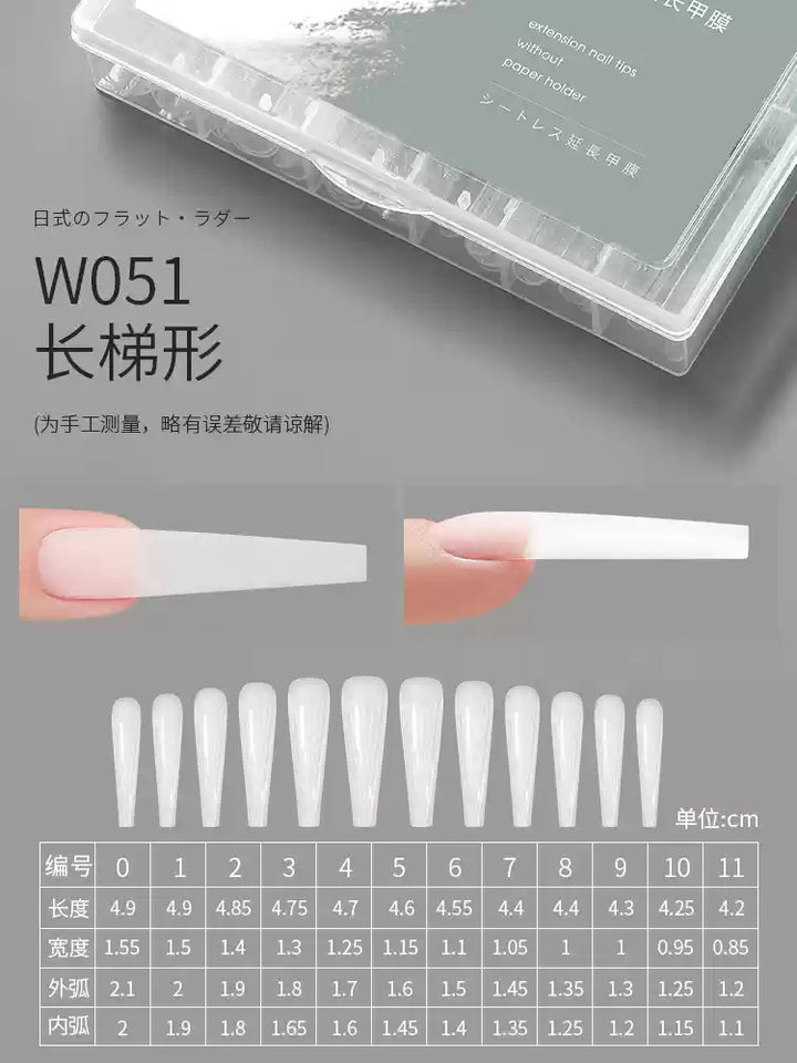 Mr Nail Extension Nail Mold Khuôn nối móng không cần giấy (150 chiếc)