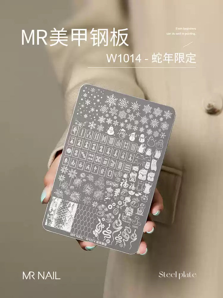 Mr Nail Transfer Printing Steel Plate