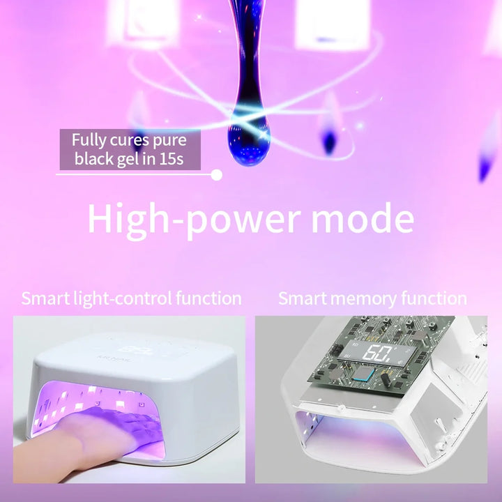 Mr Nail W215 Pro Max Nail Lamp Full Set ( Lamp+Battery+Station+Remote)