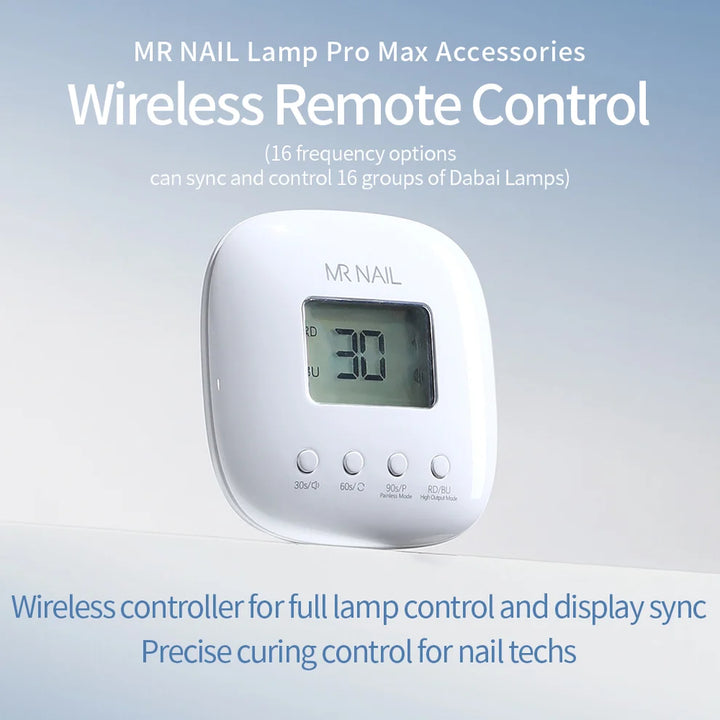 Mr Nail W215 Pro Max Nail Lamp Full Set ( Lamp+Battery+Station+Remote)