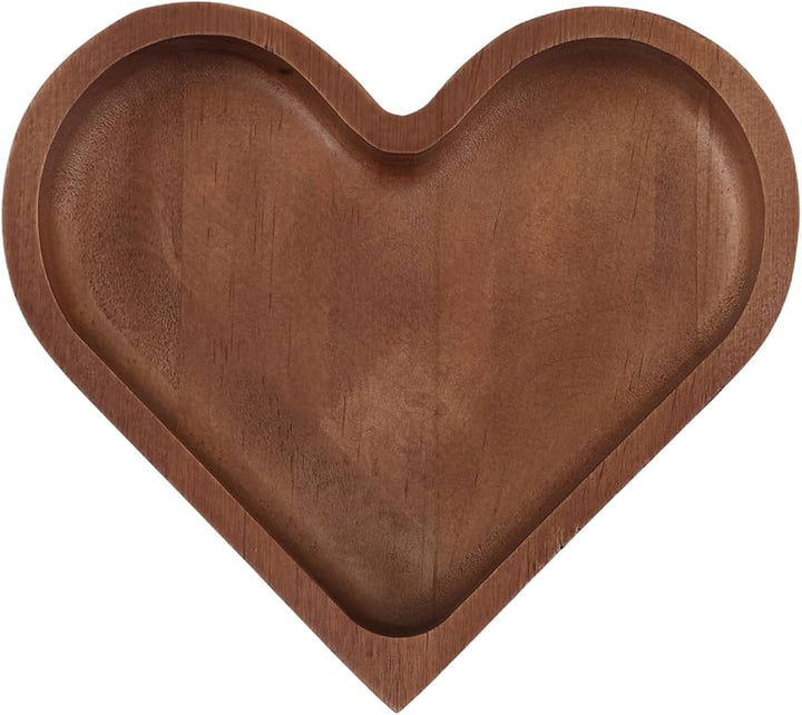 Wooden Tray For Spa Pedicure - Heart Shape