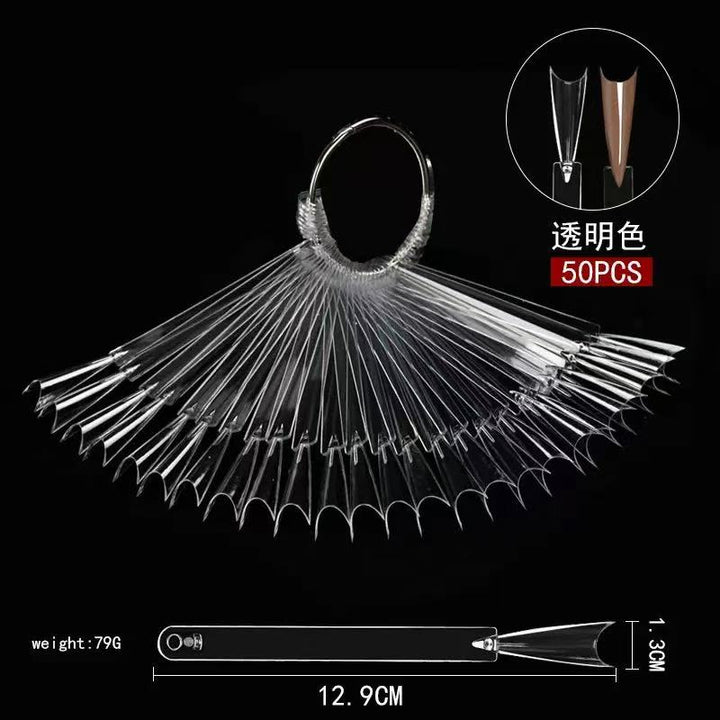 50 色环式美甲色卡
