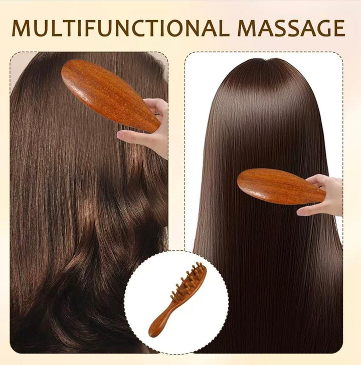Wooden Scalp Massage Comb - Head Massage
