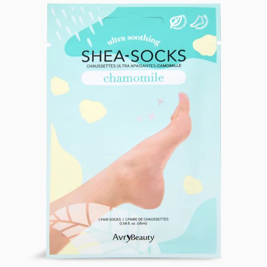 AvryBeauty Ultra Soothing Shea Butter Socks – Hoa cúc La Mã