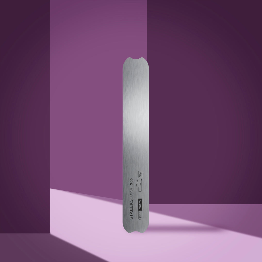 Staleks Pro popmAm Nail File Straight Metal Base 130 mm Expert 20s
