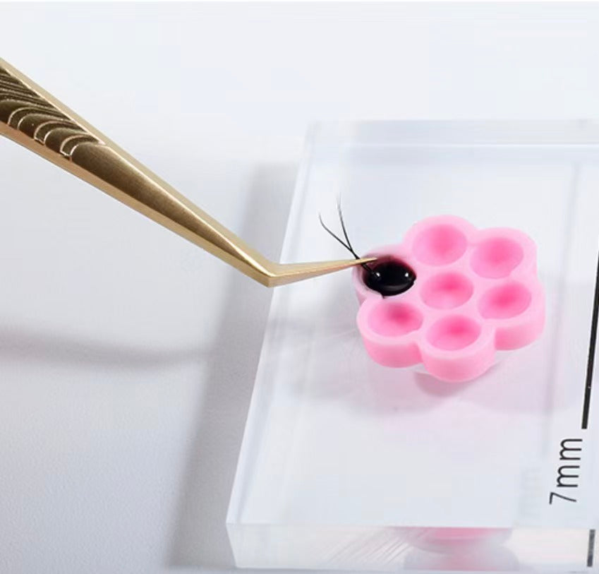 Eyelash Glue Cap - Pink 100pcs/Bag
