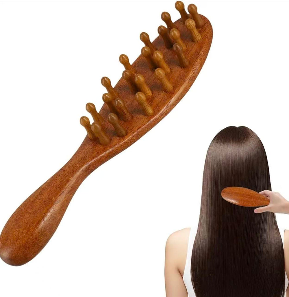 Wooden Scalp Massage Comb - Head Massage - Massage Tools (view 2)