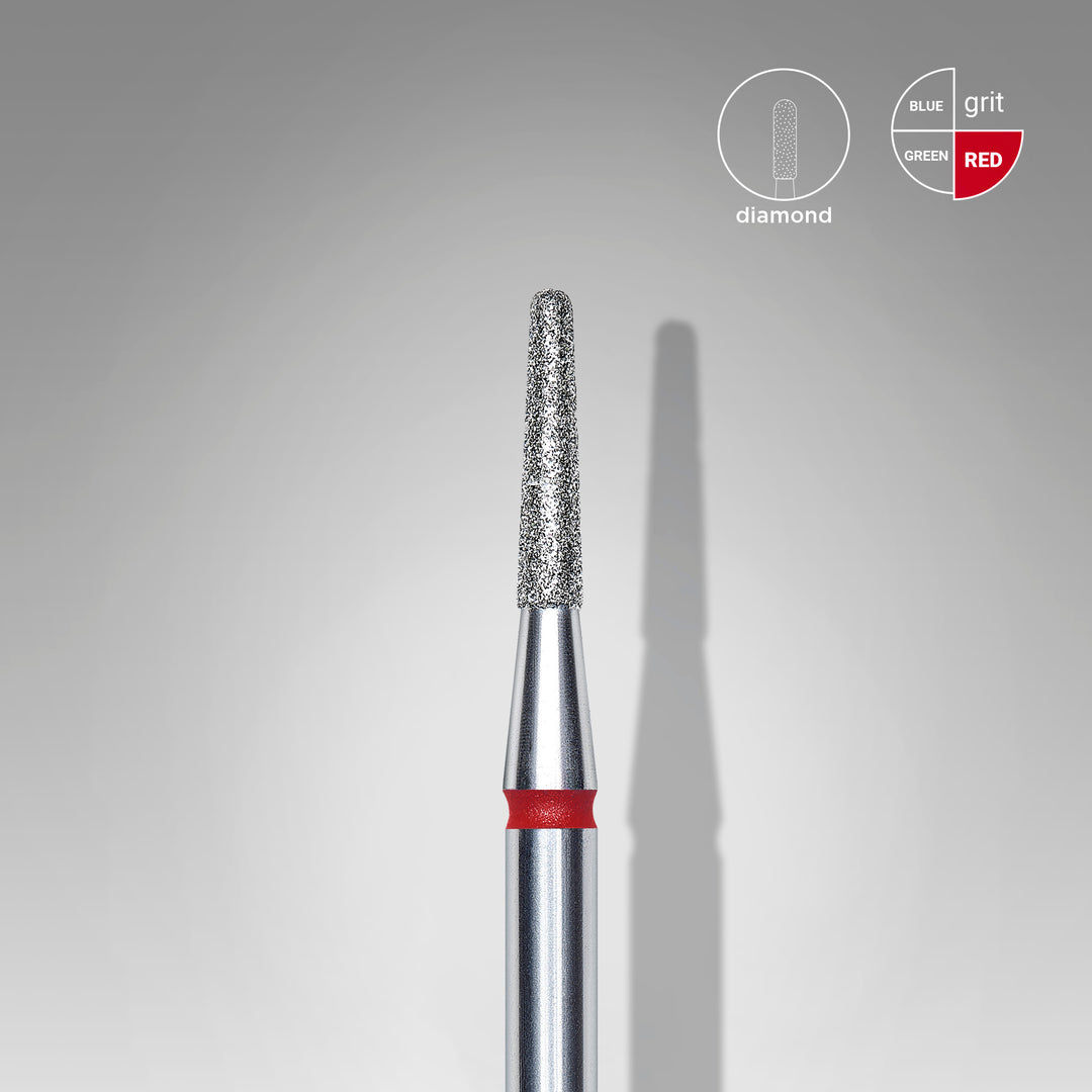 Staleks Diamond Nail Drill Bit Frustum - Red 1.8/8 mm